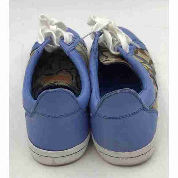 Coach Alivia Canvas Leather Comfort Sneakers - Picture 3 of 7